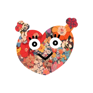 Moyo（キャラクター）花柄ワンポイント