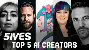 "aratama 璞" Selected as Top 5 Global AI Creator on AI Media & Podcast Show 5ives.ai