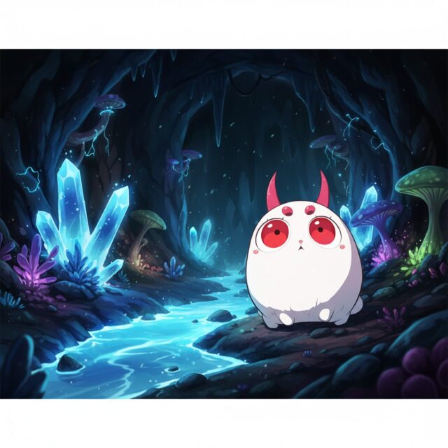 ✨🌙
YōuMo walks into a glowing cave.
The crystals shine and the water sparkles.
It feels a little quiet…
and a little magical.
What will YōuMo find here?
#YōuMo
#MagicWorld
#LittleAdventure