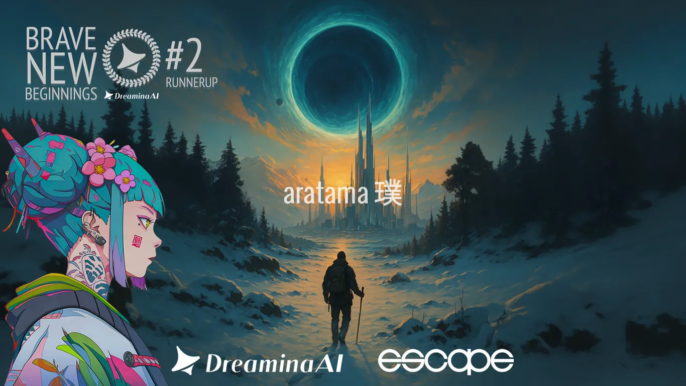 aratama 璞、国際AI映像コンテスト「BRAVE NEW BEGINNINGS」にて準優勝（Escape AI × Dreamina）