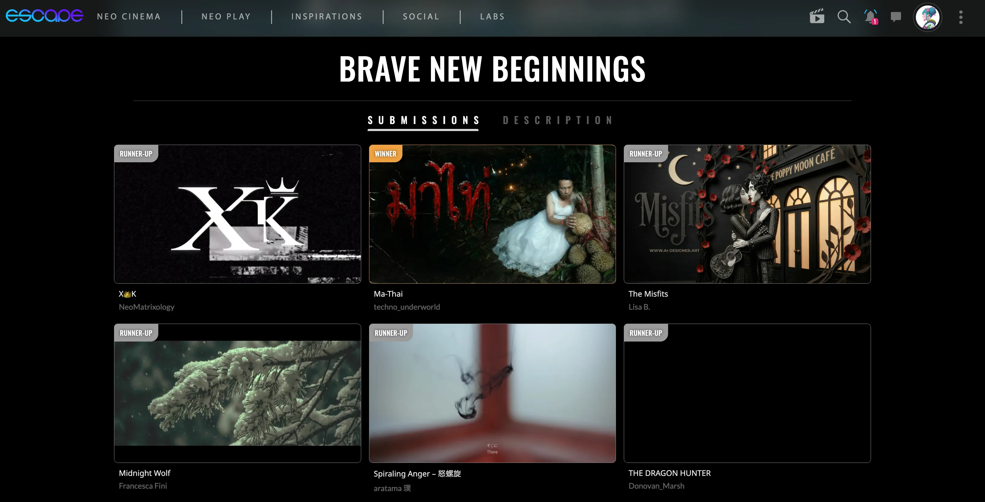 Escape × Dreamina – BRAVE NEW BEGINNINGS